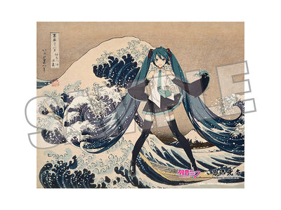 Hatsune Miku x Katsushika Hokusai by iXima - Canvas Art The Great Wave off Kanagawa [Pre-Order May 2026]