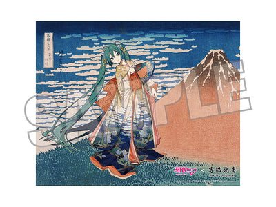 Hatsune Miku x Katsushika Hokusai by iXima - Canvas Art Fine Wind, Clear Morning [Pre-Order May 2026]
