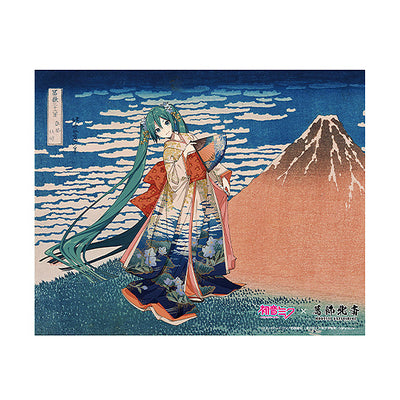 Hatsune Miku x Katsushika Hokusai by iXima - Canvas Art Fine Wind, Clear Morning [Pre-Order May 2026]