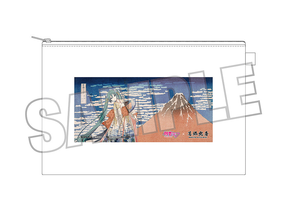 Hatsune Miku x Katsushika Hokusai by iXima - Pouch Fine Wind, Clear Morning [Pre-Order May 2026]