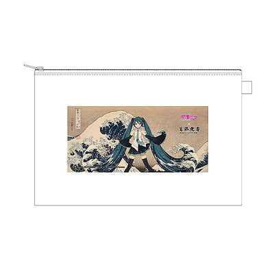 Hatsune Miku x Katsushika Hokusai by iXima - Pouch The Great Wave off Kanagawa [Pre-Order May 2026]