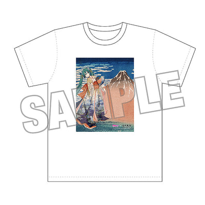 Hatsune Miku x Katsushika Hokusai by iXima - T-Shirt Fine Wind, Clear Morning [Pre-Order May 2026]