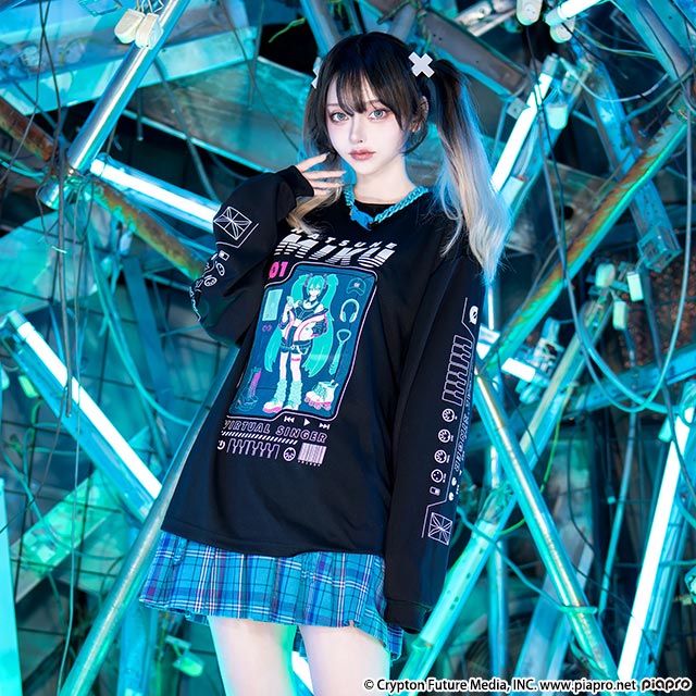 Hatsune Miku x Listen Flavor - Hatsune Miku Long T-shirt – JumpIchiban