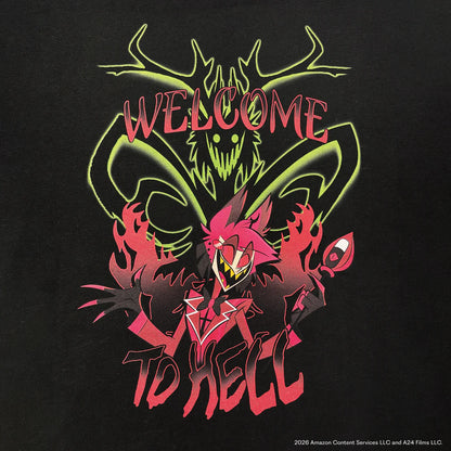 Hazbin Hotel - Alastor Back Print Pullover Hoodie