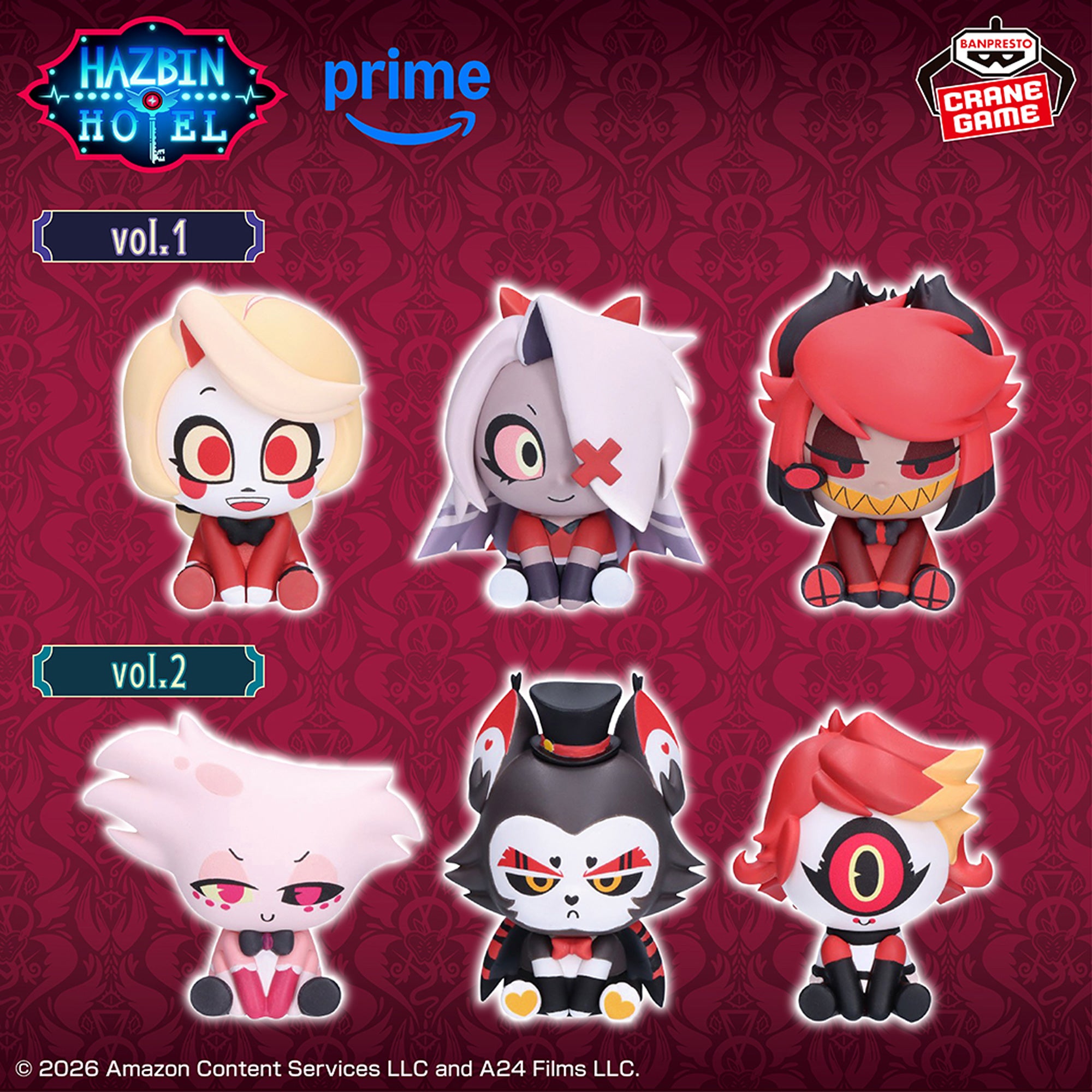 【2nd】HAZBINHOTEL 1-60 complete まとめ売り Hazbin Hotel Minifigure Collection - Vol. 2 Complete Set of 3