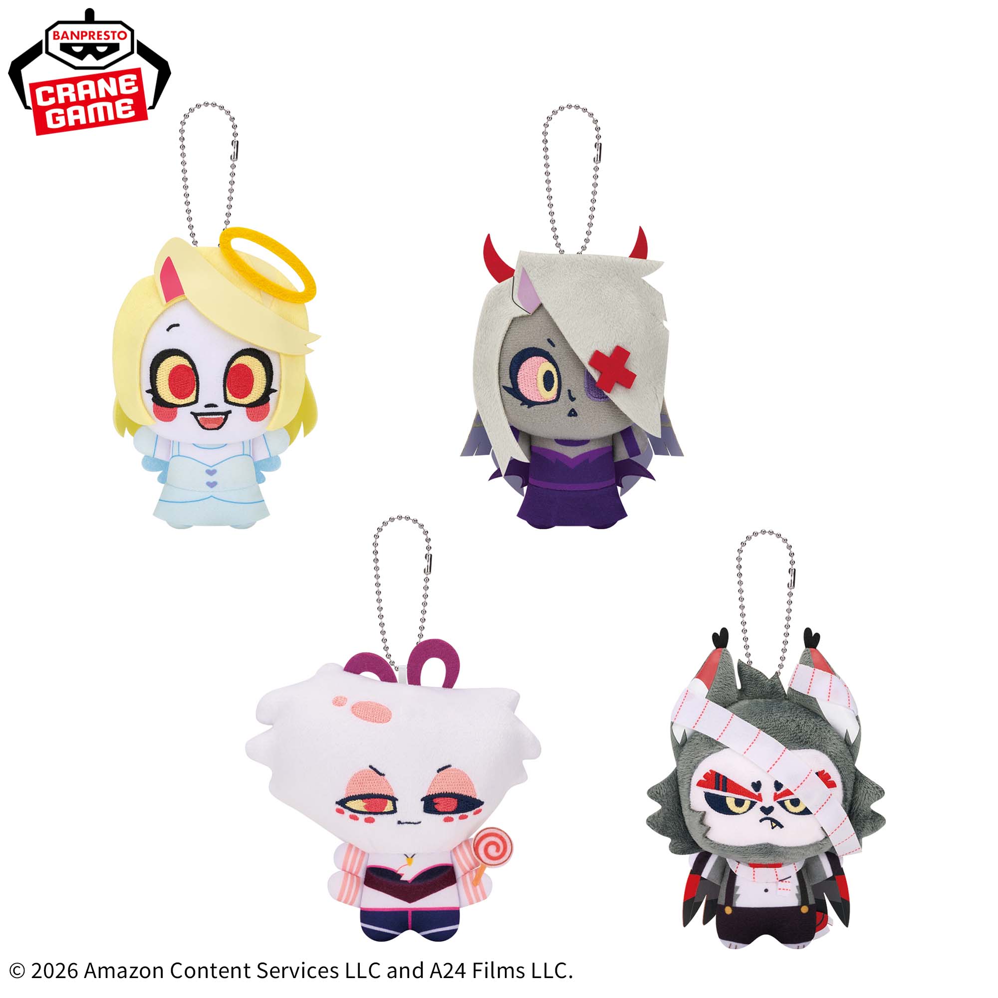 Hazbin Hotel Plush Toys - Party Costume Complete Set of 4 Types [Pre-Order Sep 2026]