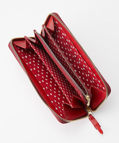 Hello Kitty x NISSEN - Genuine Leather Round Zip Long Wallet (3 Types)