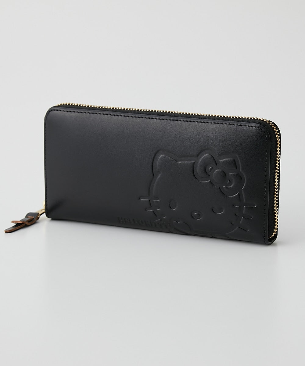 Hello Kitty x NISSEN - Genuine Leather Round Zip Long Wallet (3 Types)