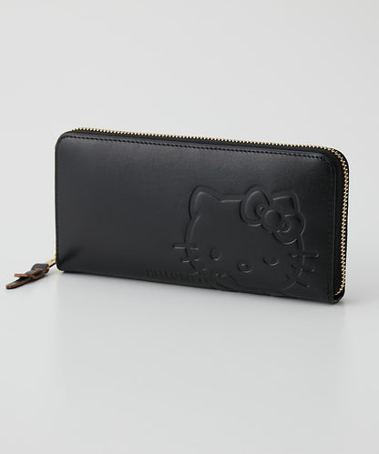 Hello Kitty x NISSEN - Genuine Leather Round Zip Long Wallet (3 Types)