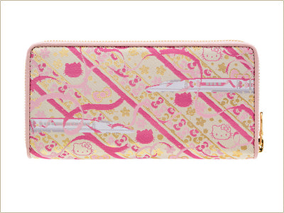 Hello Kitty x Shinkasen - Finale Commemorative Nishijin-ori Wallet