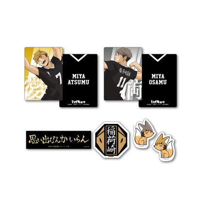 Happy Kuji Haikyu!! - K Prize Sticker and Card Complete Set of 7 Types
