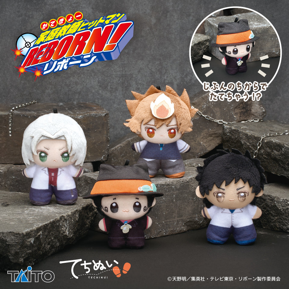 Hitman Reborn! Techinui - Sawada Tsunayoshi, Reborn, Gokudera Hayato, and Yamamoto Takeshi Complete Set of 4 Types [Pre-Order Aug 2026]