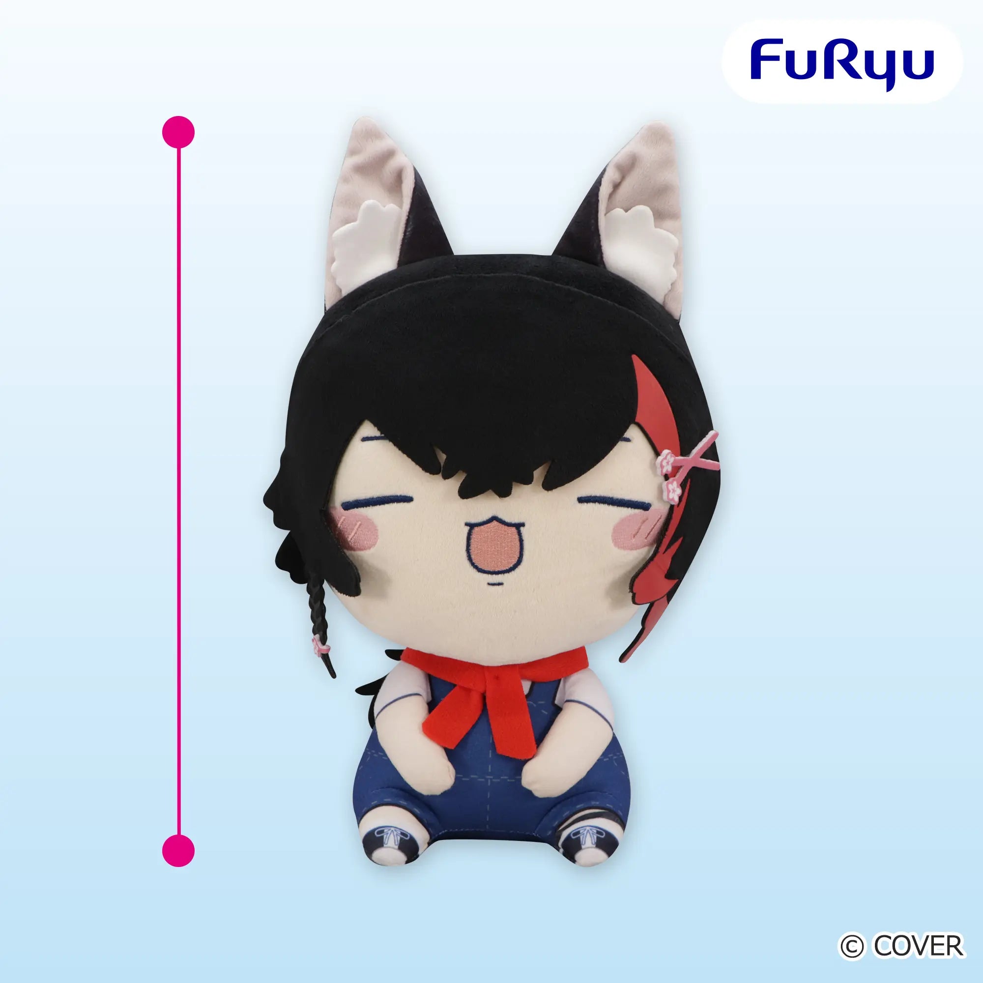 Hololive Mochipico Big Plushie - Ookami Mio