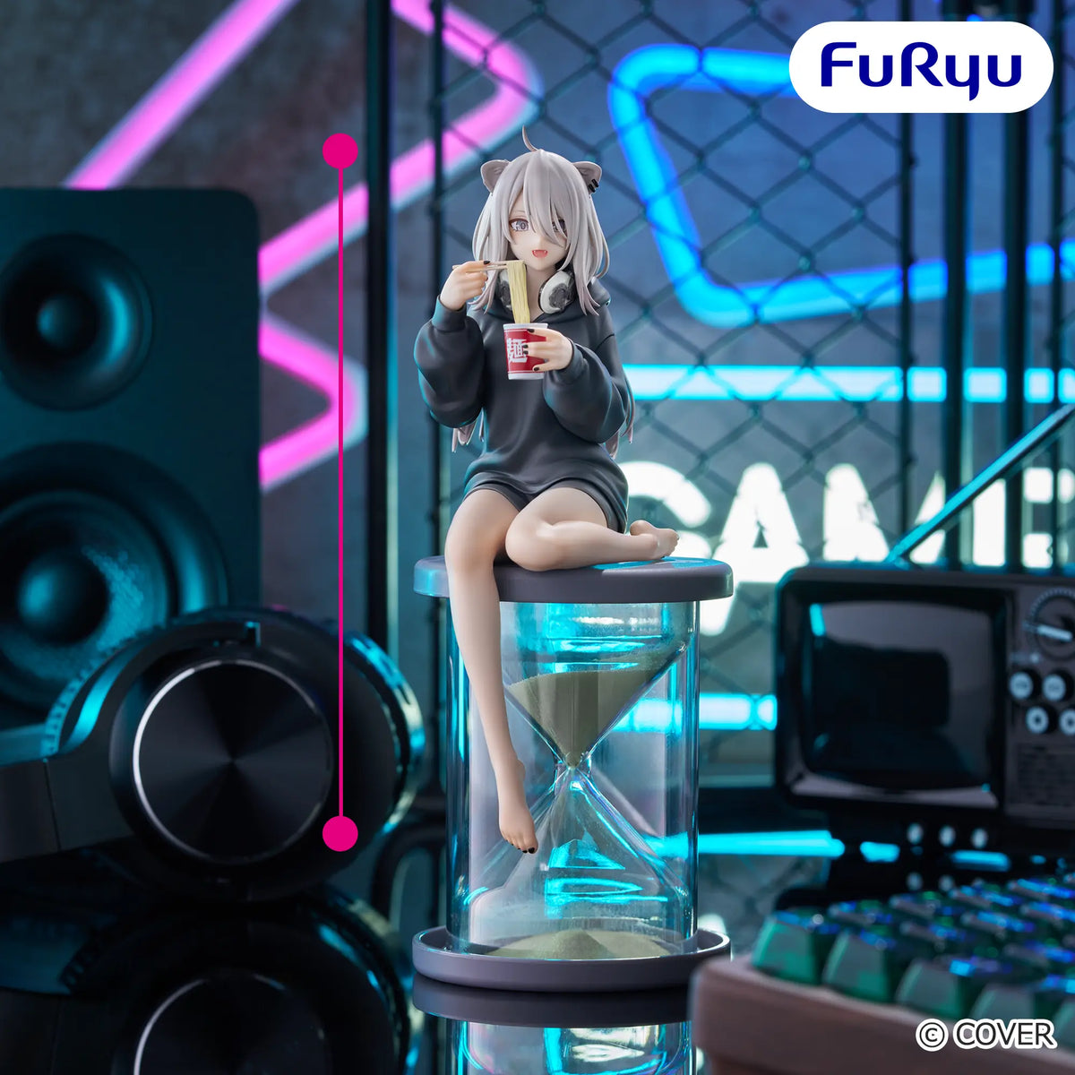Hololive Production Noodle Stopper Figure - Shirakami Fubuki - Imagen 1