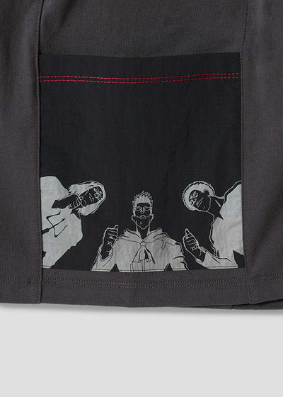 Hunter x Hunter X Graniph Fashion Collection - The Bomber Side Pocket Big Silhouette T-Shirt