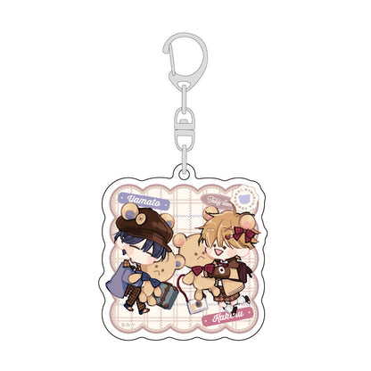 I Cannot Reach You - Original Illustration Acrylic Keychain Yamato & Kakeru Mini Character Teddy Bear [Pre-order Jul 2026]