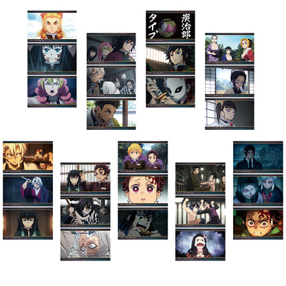 ICHIBAN KUJI DEMON SLAYER KIMETSU NO YAIBA THE SUCCESSOR - H PRIZE FAMOUS SCENE STICKER ASSORTMENT COMPLETE SET OF 9 TYPES
