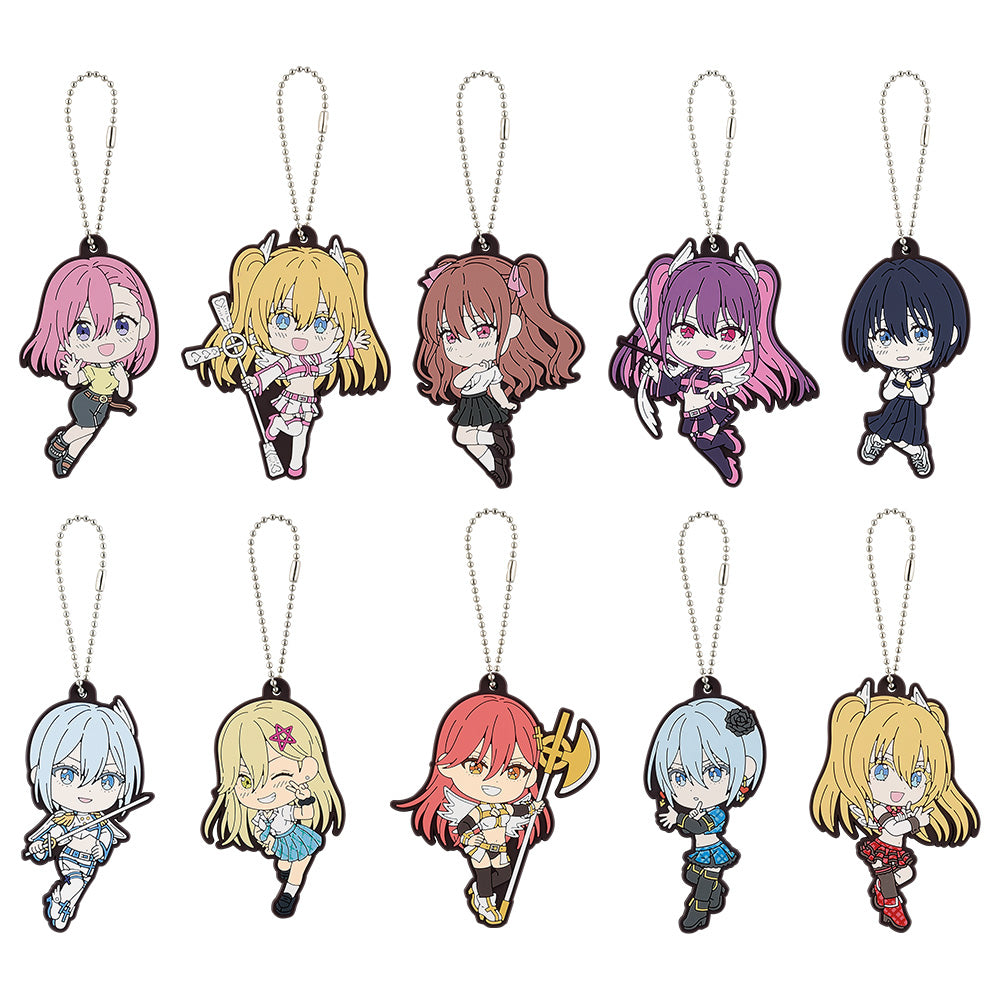 ICHIBAN KUJI 2.5 DIMENSIONAL SEDUCTION - ANGEL AIRBORNE FORCES ASSEMBLE ! - I PRIZE - RUBBER CHARM - COMPLETE SET OF 10 TYPES