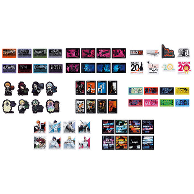 Ichiban Kuji Bleach - Stirring Souls VOL.1 - H Prize - Sticker Complete Set 8 Types