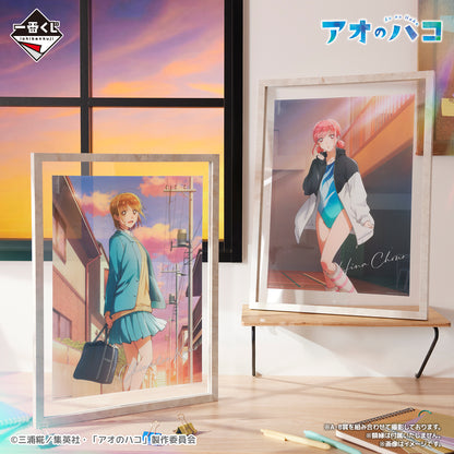 ICHIBAN KUJI BLUE BOX - A PRIZE - CLEAR POSTER WITH ORIGINAL ILLUSTRATION BY CHINATSU KANO