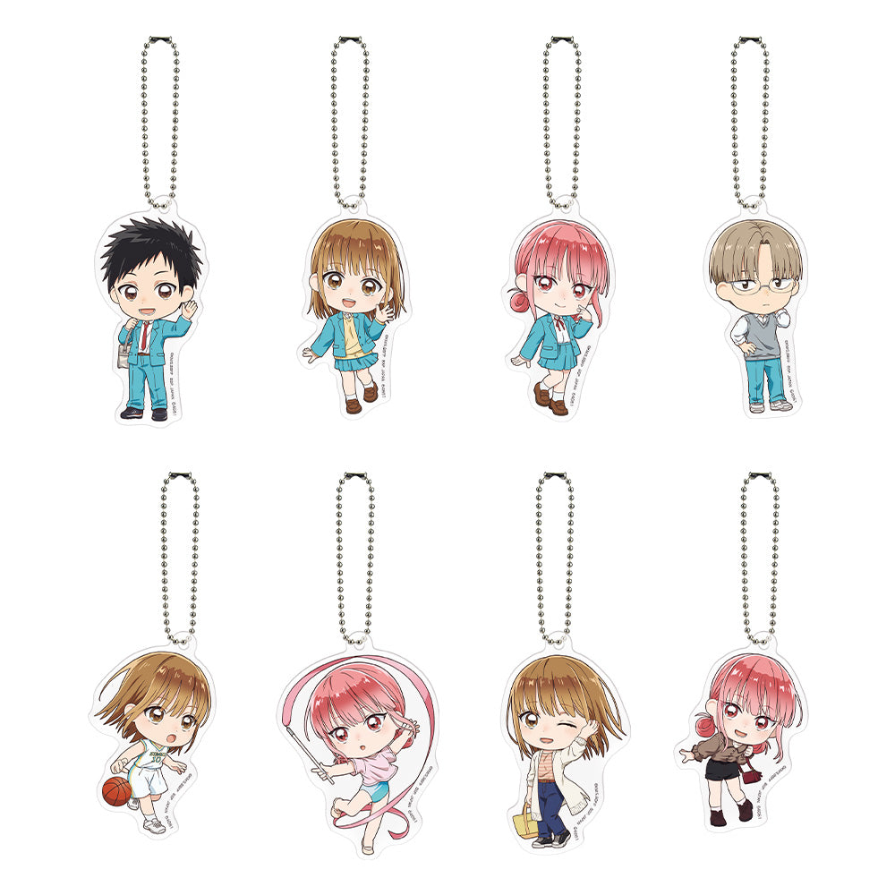 ICHIBAN KUJI BLUE BOX - G PRIZE - ACRYLIC CHARM Complete Set 8 Types