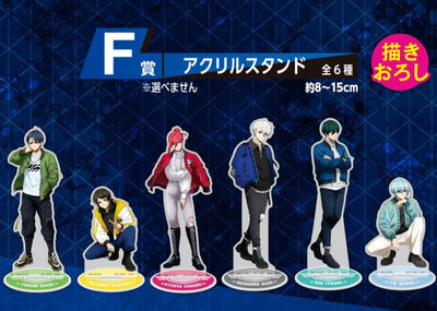 Ichiban Kuji Blue Lock - Proof Of Existence - F Prize - Acrylic Stand Complete Set 6 Types
