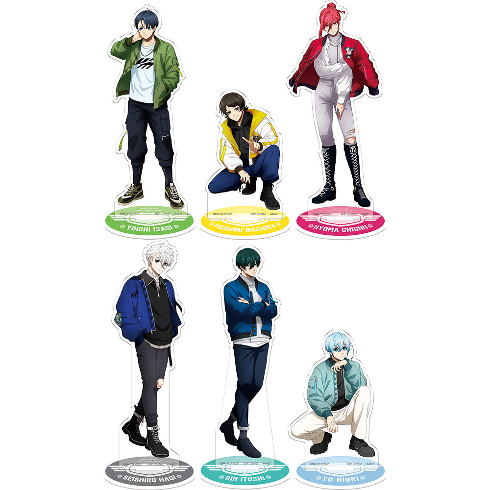 ICHIBAN KUJI BLUE LOCK - PROOF OF EXISTENCE - F PRIZE - ACRYLIC STAND Complete Set 6 Types