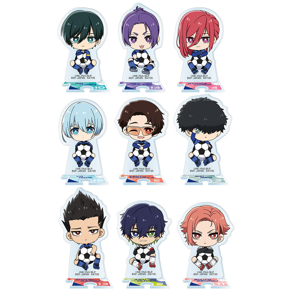 ICHIBAN KUJI BLUE LOCK READY FOR THE FINAL BATTLE - I PRIZE SOGYUTTO ACRYLIC STAND B COMPLETE SET OF 9 TYPES