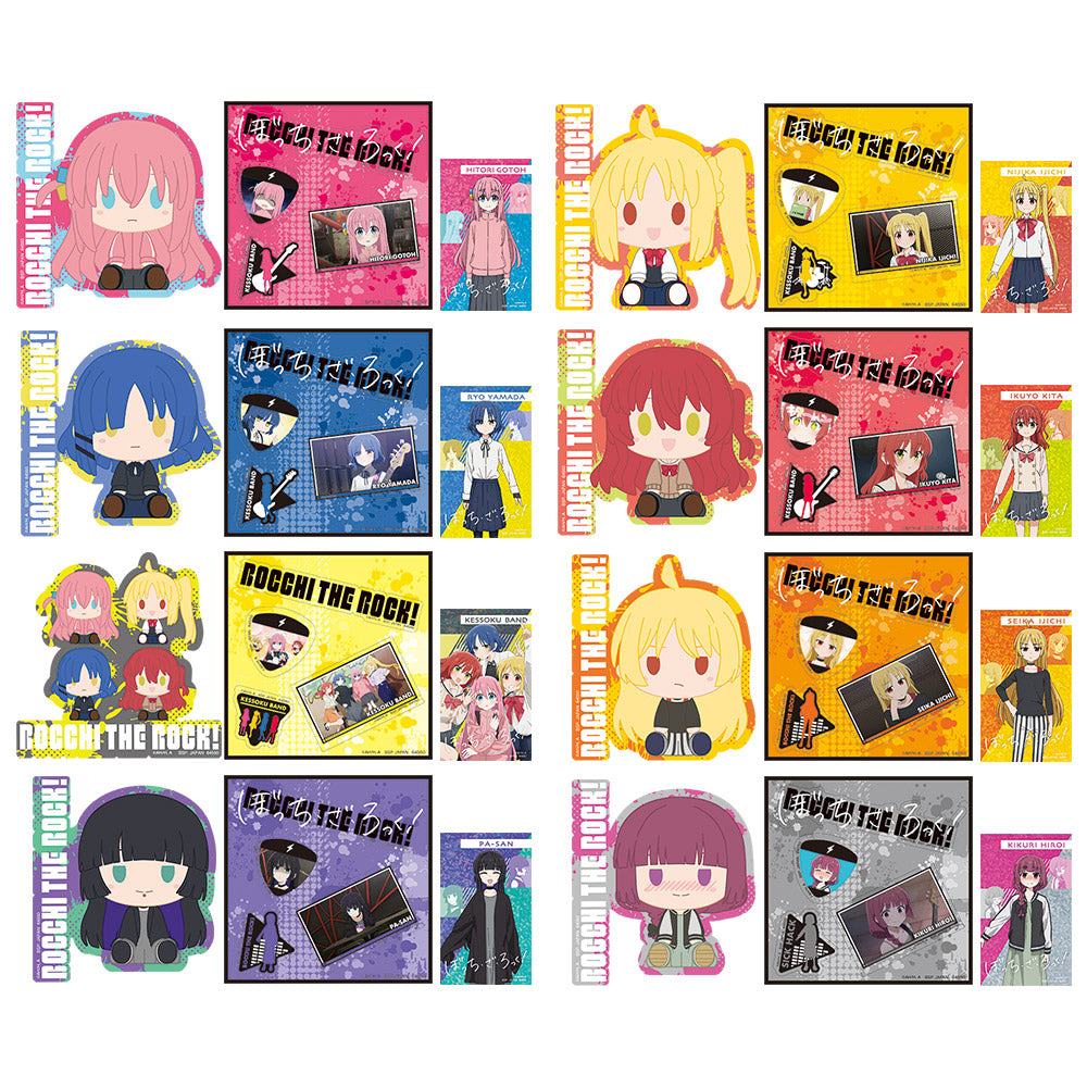 ICHIBAN KUJI BOCCHI THE ROCK! VOLUME 3 - I PRIZE STICKER SET - COMPLETE SET OF 8 TYPES