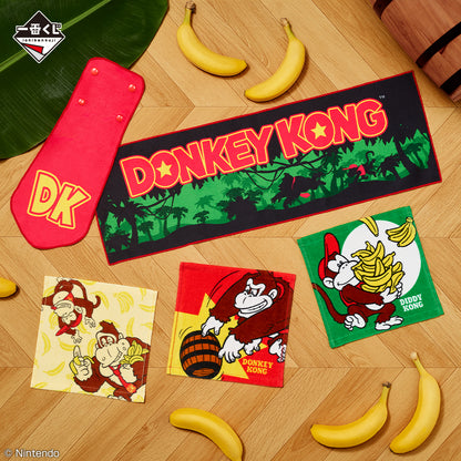 ICHIBAN KUJI DONKEY KONG - F PRIZE - TOWEL COLLECTION - COMPLETE SET OF 5