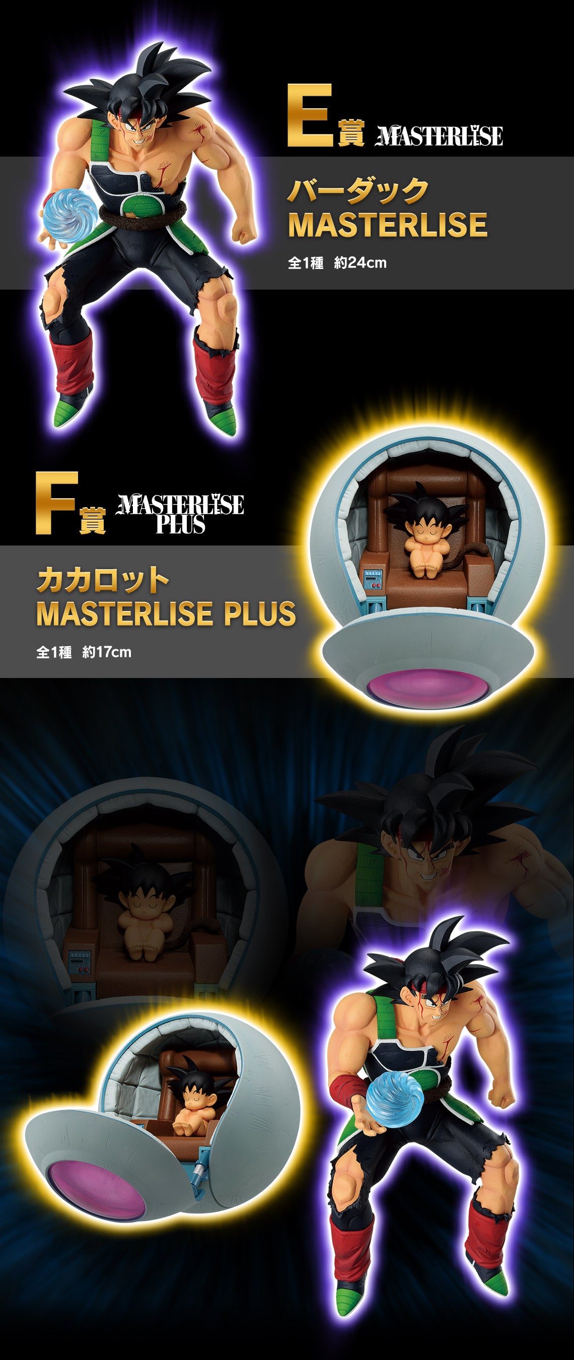 ICHIBAN KUJI DRAGON BALL VS OMNIBUS ULTIMATE - E PRIZE - BARDOCK MASTERLISE