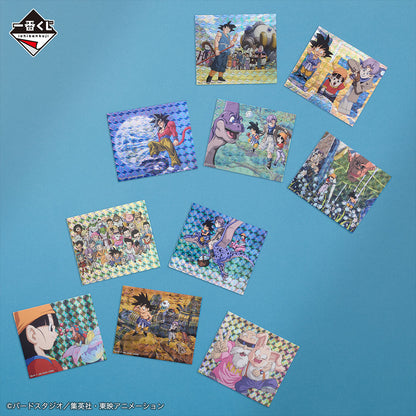 ICHIBAN KUJI DRAGON BALL VS OMNIBUS ULTIMATE - H PRIZE - FLAKE PRISM STICKER Complete Set 8 Types