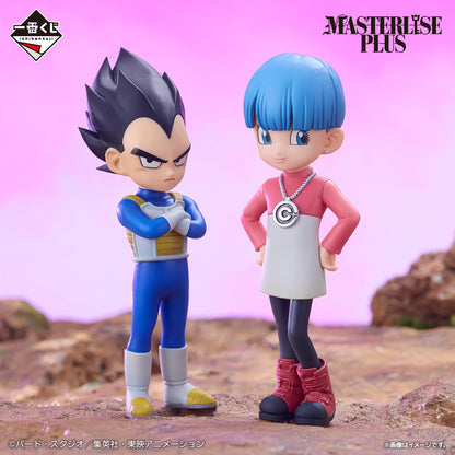 ICHIBAN KUJI DRAGON BALL DAIMA - B PRIZE - VEGETA (mini) & BULMA (mini) MASTERLISE PLUS