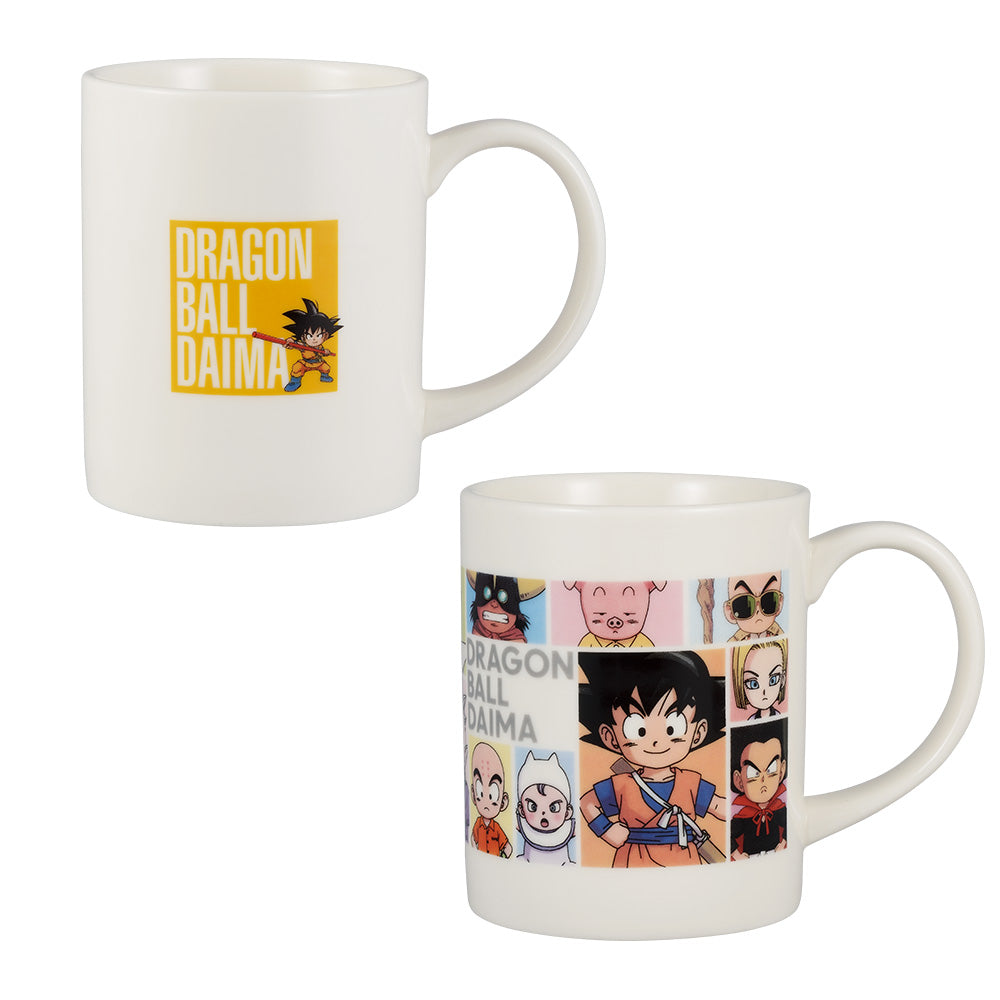 ICHIBAN KUJI DRAGON BALL DAIMA - F PRIZE - MUG Complete Set 2 Types