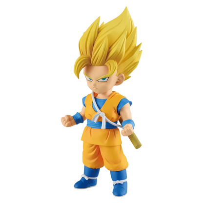 ICHIBAN KUJI DRAGON BALL DAIMA 2 - B PRIZE SUPER SAIYAN 2 AND SUPER SAIYAN 3 SON GOKU MINI MASTERLISE EMOVING