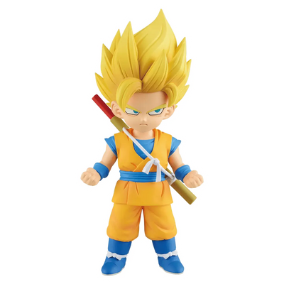 Ichiban Kuji Dragon Ball Daima 2 - B Prize Super Saiyan 2 and Super Saiyan 3 Son Goku Mini Masterlise Emoving