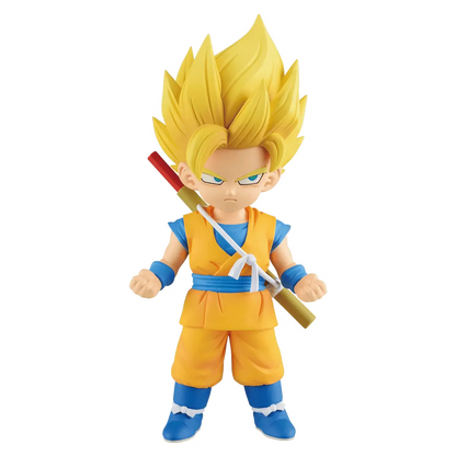 ICHIBAN KUJI DRAGON BALL DAIMA 2 - B PRIZE SUPER SAIYAN 2 AND SUPER SAIYAN 3 SON GOKU MINI MASTERLISE EMOVING