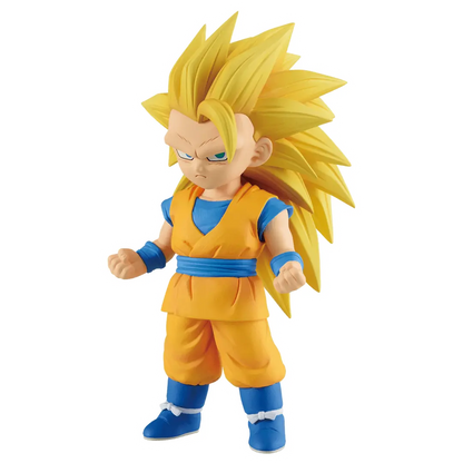 ICHIBAN KUJI DRAGON BALL DAIMA 2 - B PRIZE SUPER SAIYAN 2 AND SUPER SAIYAN 3 SON GOKU MINI MASTERLISE EMOVING