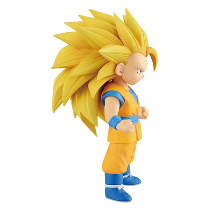 ICHIBAN KUJI DRAGON BALL DAIMA 2 - B PRIZE SUPER SAIYAN 2 AND SUPER SAIYAN 3 SON GOKU MINI MASTERLISE EMOVING