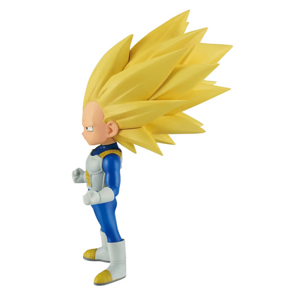 ICHIBAN KUJI DRAGON BALL DAIMA 2 - C PRIZE SUPER SAIYAN 2 AND SUPER SAIYAN 3 VEGETA MINI MASTERLISE EMOVING