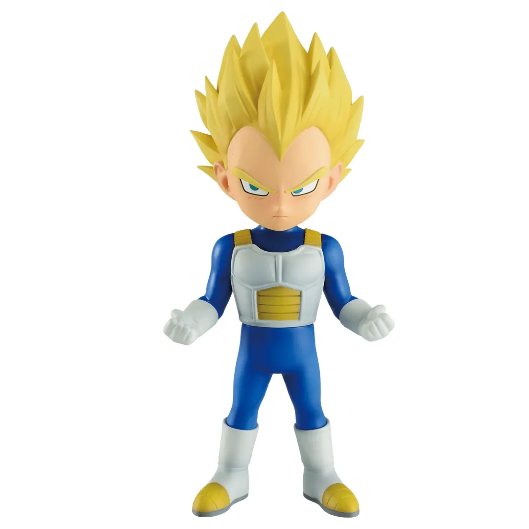 ICHIBAN KUJI DRAGON BALL DAIMA 2 - C PRIZE SUPER SAIYAN 2 AND SUPER SAIYAN 3 VEGETA MINI MASTERLISE EMOVING