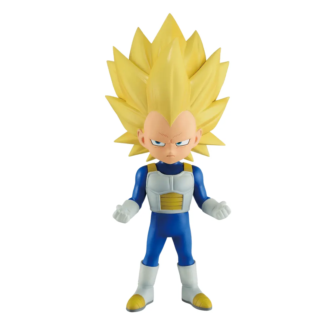 ICHIBAN KUJI DRAGON BALL DAIMA 2 - C PRIZE SUPER SAIYAN 2 AND SUPER SAIYAN 3 VEGETA MINI MASTERLISE EMOVING