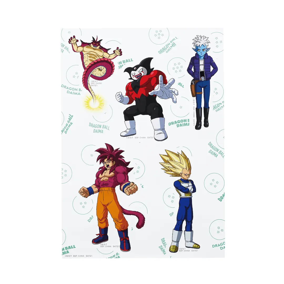 ICHIBAN KUJI DRAGON BALL DAIMA 2 - I PRIZE STICKERS COMPLETE SET OF 9 TYPES