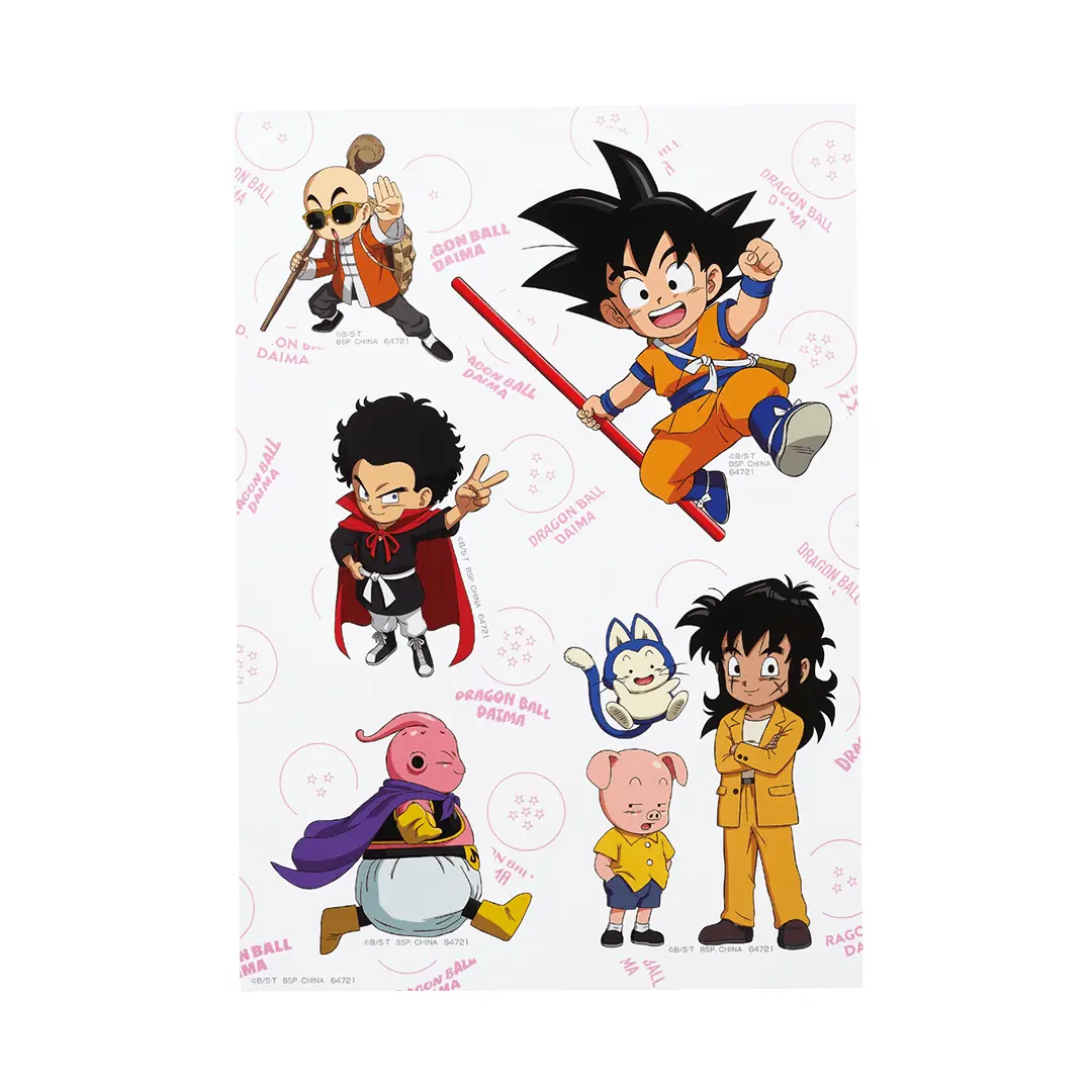 ICHIBAN KUJI DRAGON BALL DAIMA 2 - I PRIZE STICKERS COMPLETE SET OF 9 TYPES