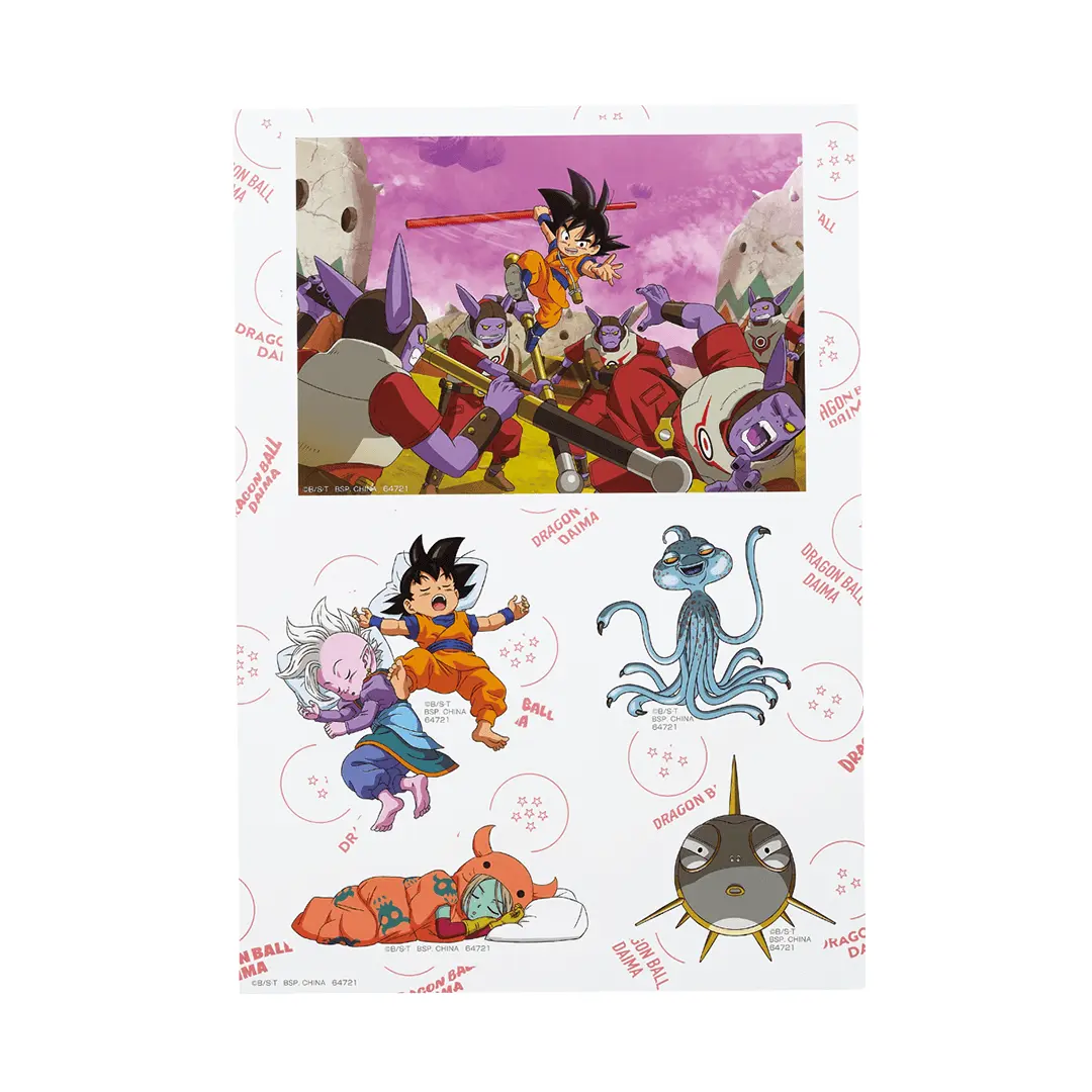 ICHIBAN KUJI DRAGON BALL DAIMA 2 - I PRIZE STICKERS COMPLETE SET OF 9 TYPES