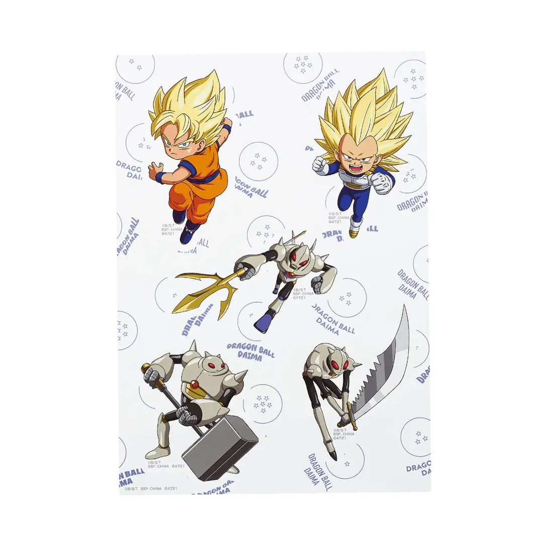 ICHIBAN KUJI DRAGON BALL DAIMA 2 - I PRIZE STICKERS COMPLETE SET OF 9 TYPES