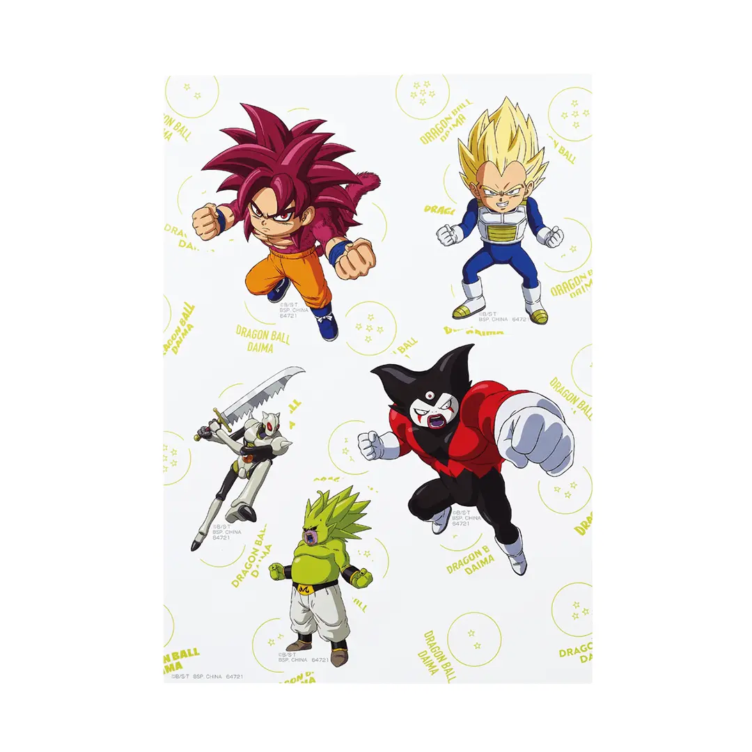 ICHIBAN KUJI DRAGON BALL DAIMA 2 - I PRIZE STICKERS COMPLETE SET OF 9 TYPES