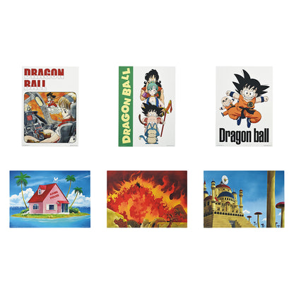 ICHIBAN KUJI DRAGON BALL EX GOKU TRAINING EDITION - J PRIZE VISUAL SHEET COMPLETE SET OF 6 TYPES