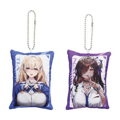 ICHIBAN KUJI GODDESS OF VICTORY - NIKKE CHAPTER 3 - E PRIZE Fluffy cushion charm COMPLETE SET 2 Pcs