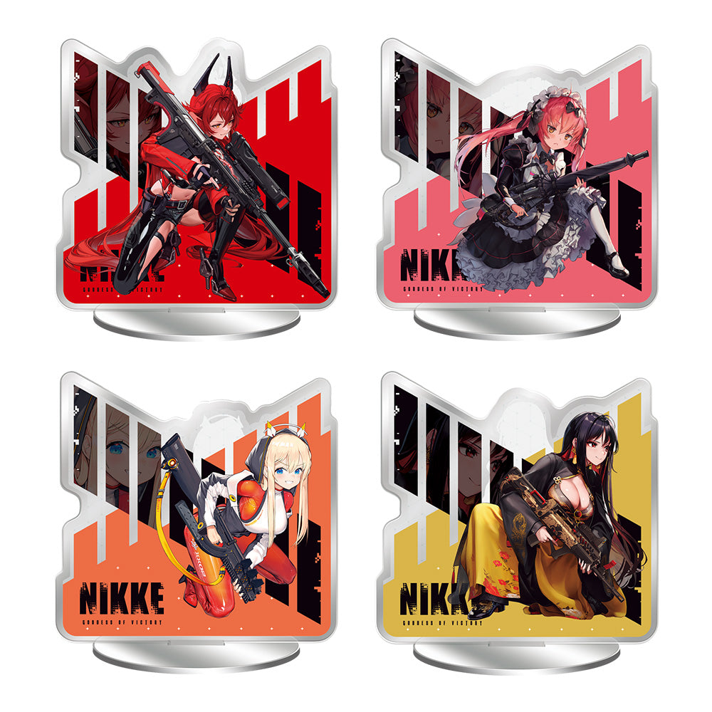 ICHIBAN KUJI GODDESS OF VICTORY - NIKKE CHAPTER 3 - I + J + K PRIZE Double-sided Battle Acrylic Stand ONE + TWO + THREE Complete Set 14 Types